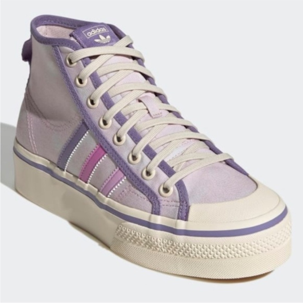 ADIDAS NIZZA Platform Shoes - Picture 1 of 13